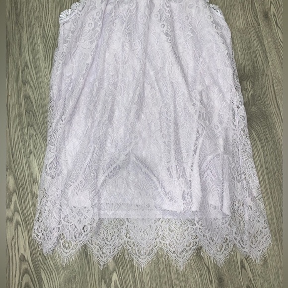 Light lavender lace detail high neck top size small
(paper + tee) - Picture 11 of 16
